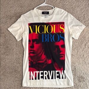 DSQUARED2 Vicious Bros Graphic Tee